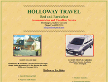 Tablet Screenshot of hollowaytravel.com